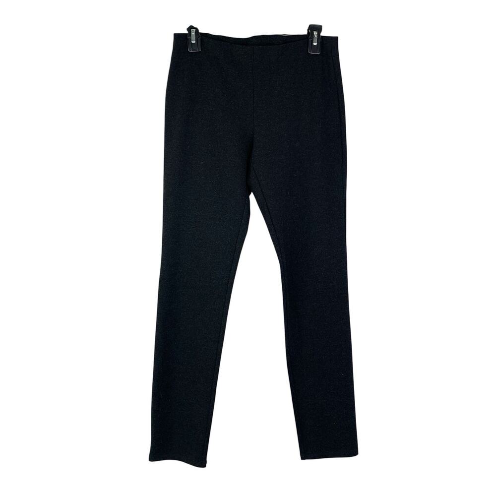 Eileen Fisher System Size Small Ponte Knit Pant Pull On Black